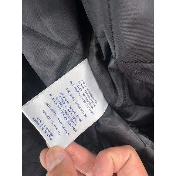 Starter Retro Satin Varsity Bomber Jacket Mens 2XL Black Red $225 NWT XXL NEW - Picture 10 of 10